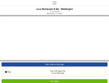 Tablet Screenshot of jojowashington.com